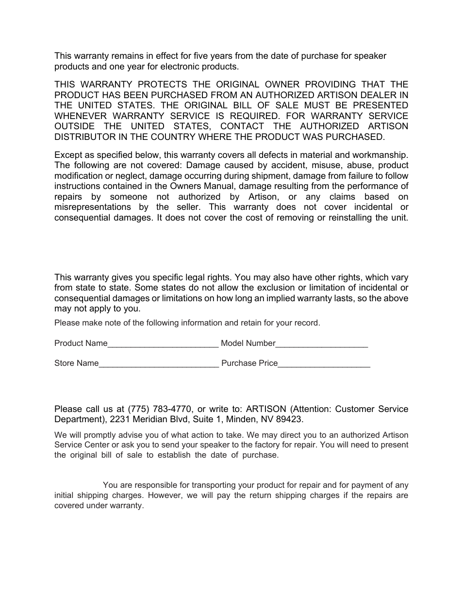 Artison Studio 39 User Manual | Page 26 / 26