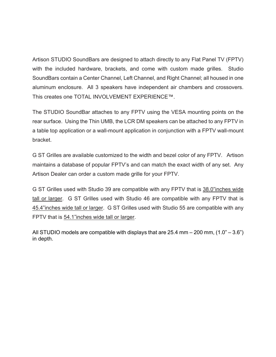 Artison Studio 39 User Manual | Page 3 / 26