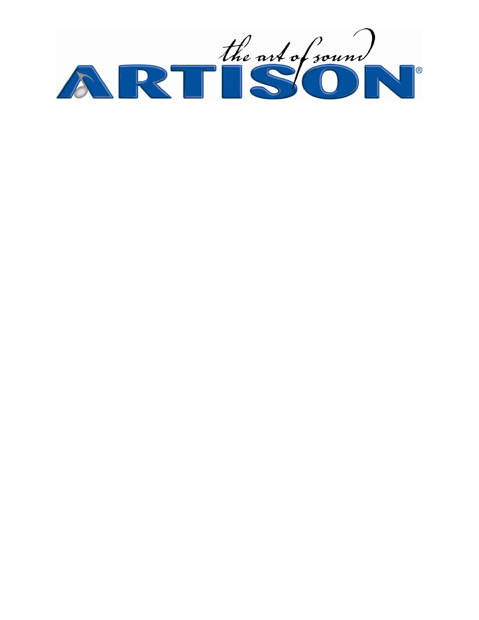 Artison RCC320r User Manual | 7 pages