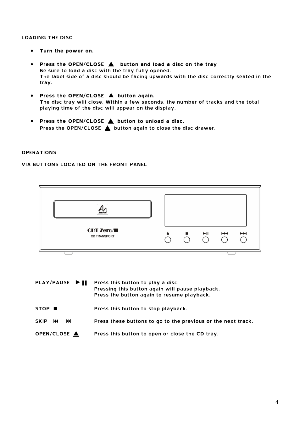 Audio Note CDT-0 II User Manual | Page 5 / 8