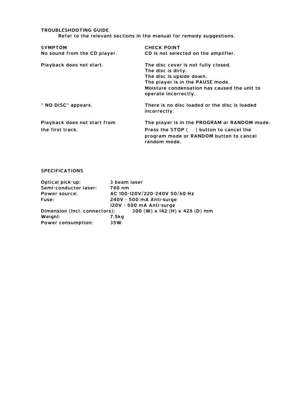 Audio Note CDT-2 User Manual | Page 7 / 7