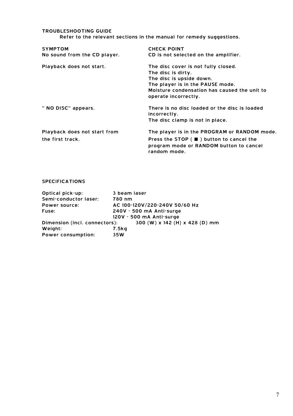 Audio Note CDT-2 II User Manual | Page 8 / 8