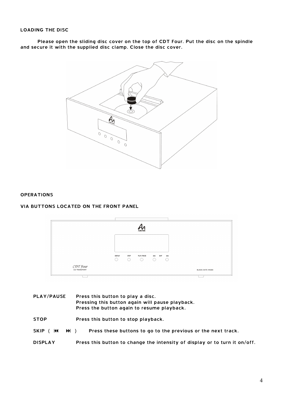 Audio Note CDT-4 User Manual | Page 5 / 8