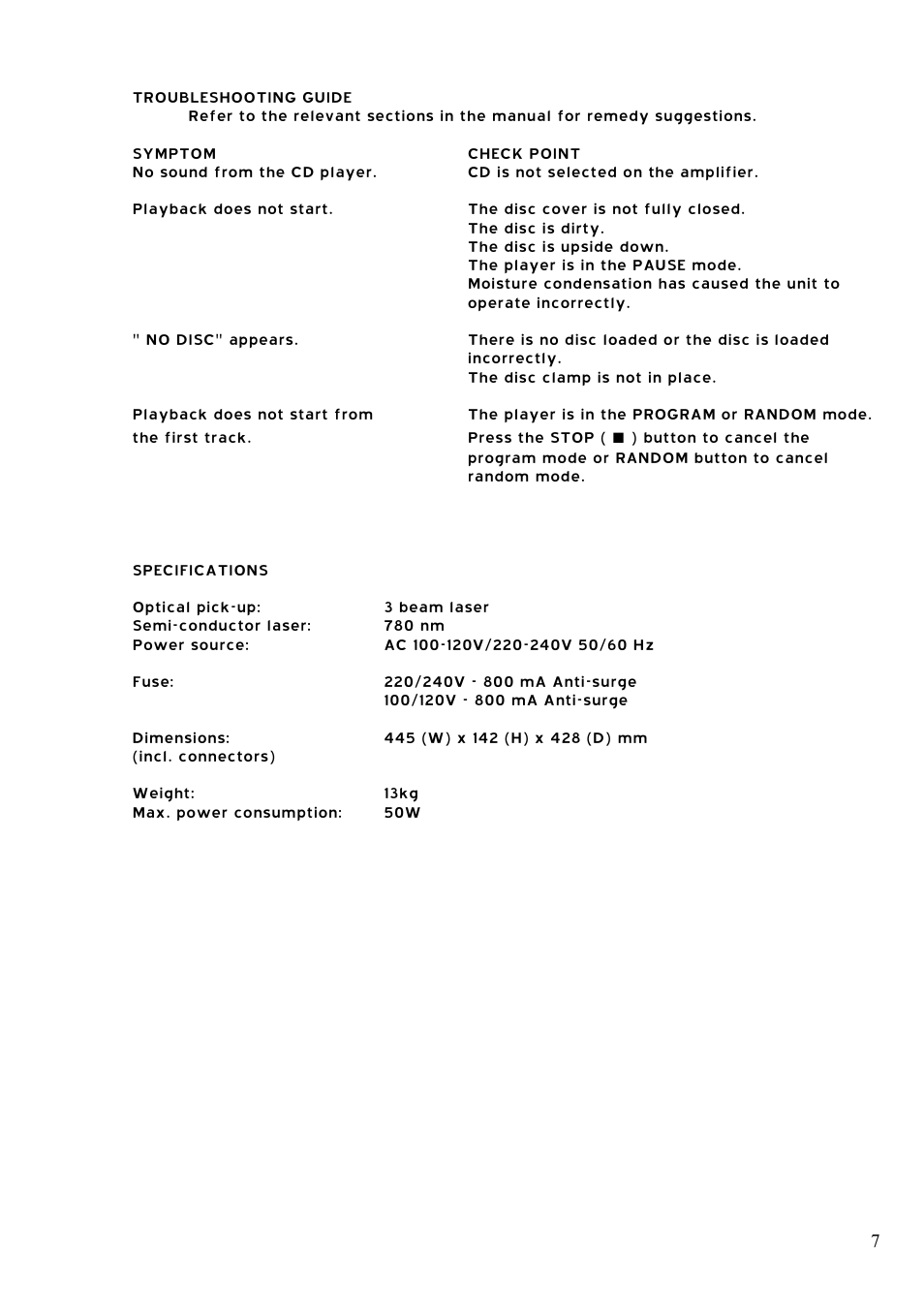 Audio Note CDT-4 User Manual | Page 8 / 8