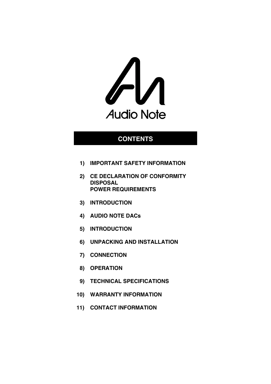 Audio Note DAC2.1x Signature 2007 User Manual | Page 2 / 13