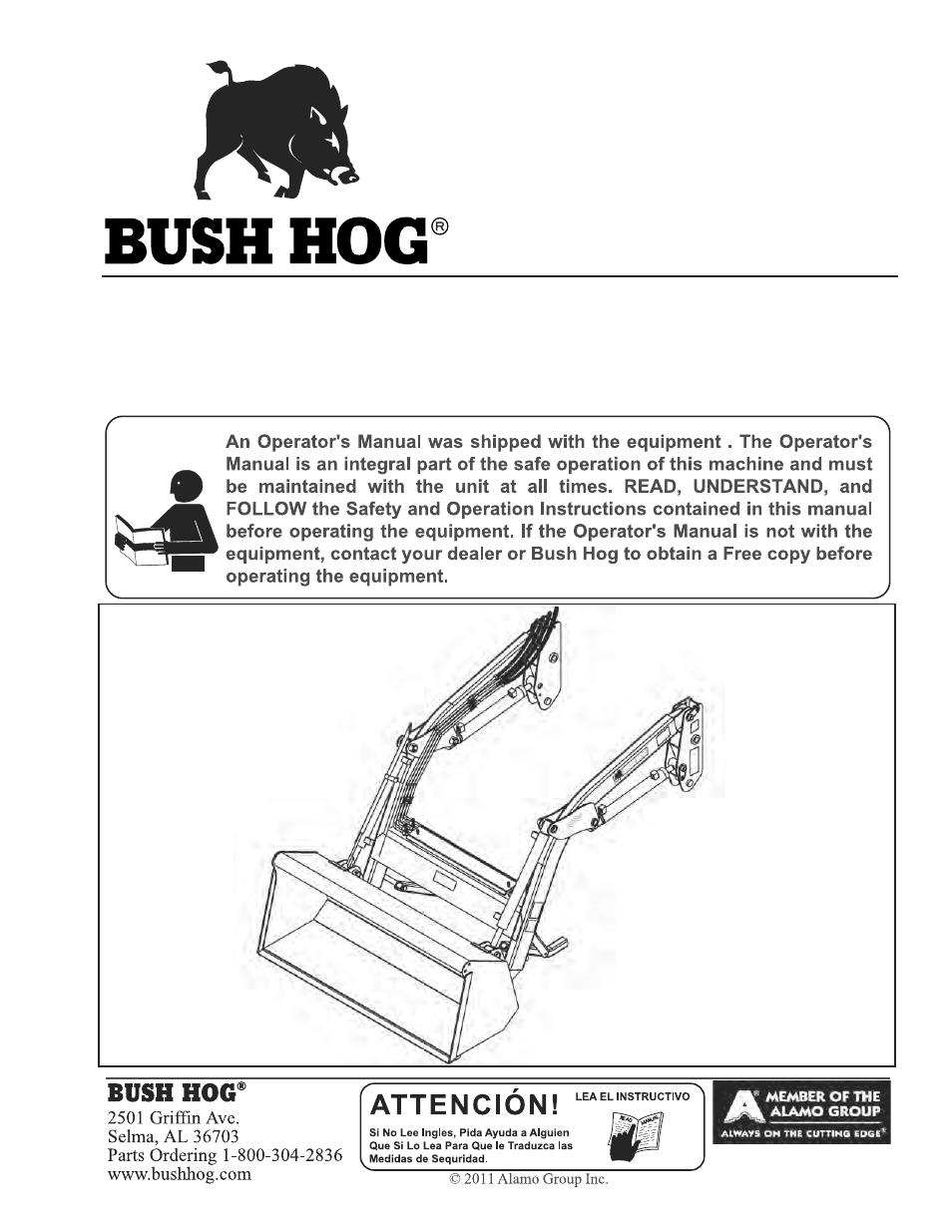 Bush Hog 1035 User Manual | 26 pages