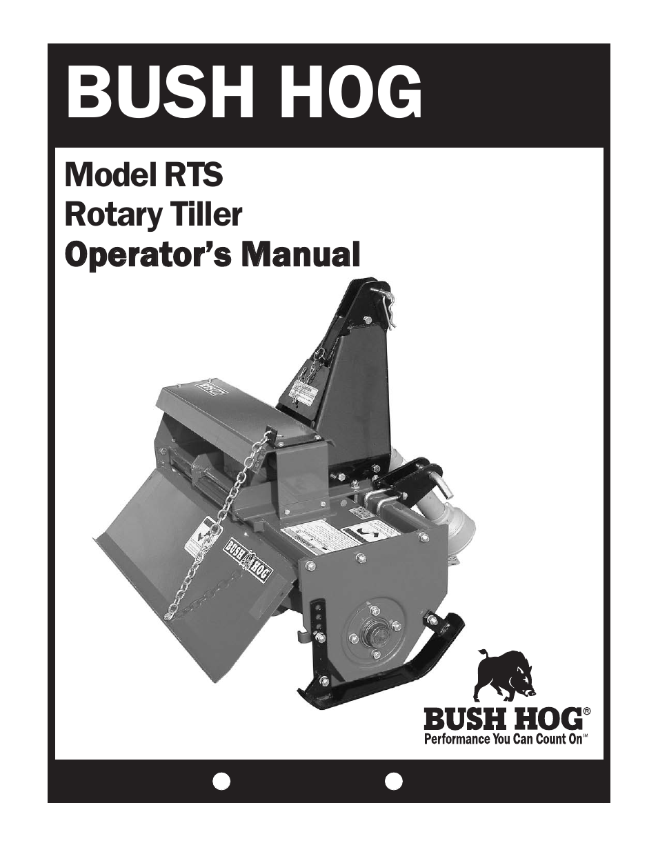 Bush Hog RTS User Manual | 19 pages