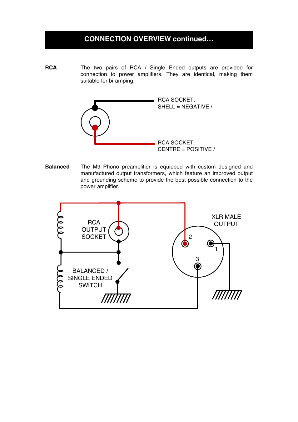 Connection overview continued | Audio Note M9 Phono User Manual | Page 13 / 20