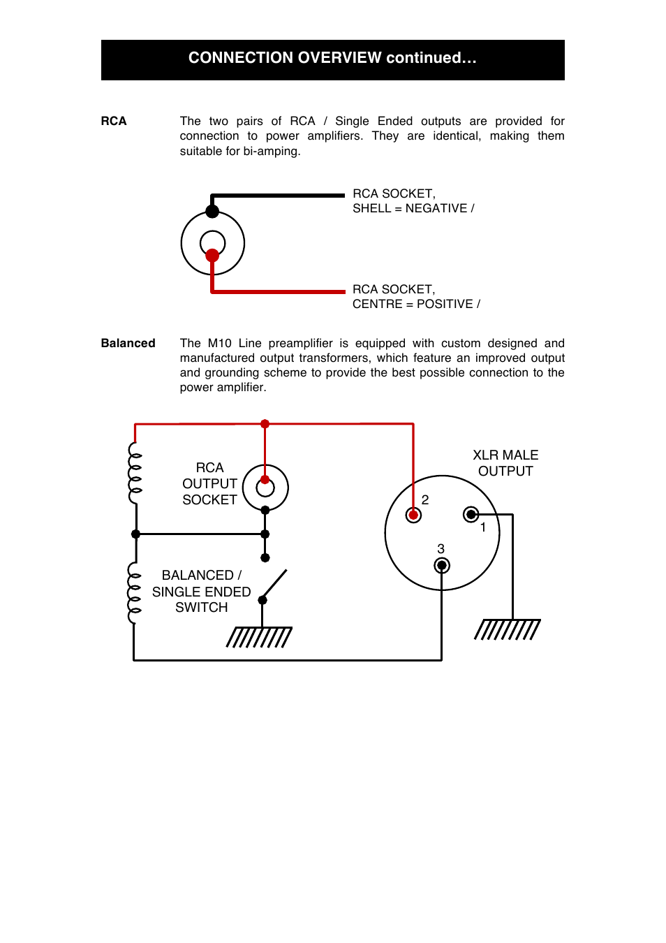 Connection overview continued | Audio Note M10 Line User Manual | Page 13 / 20