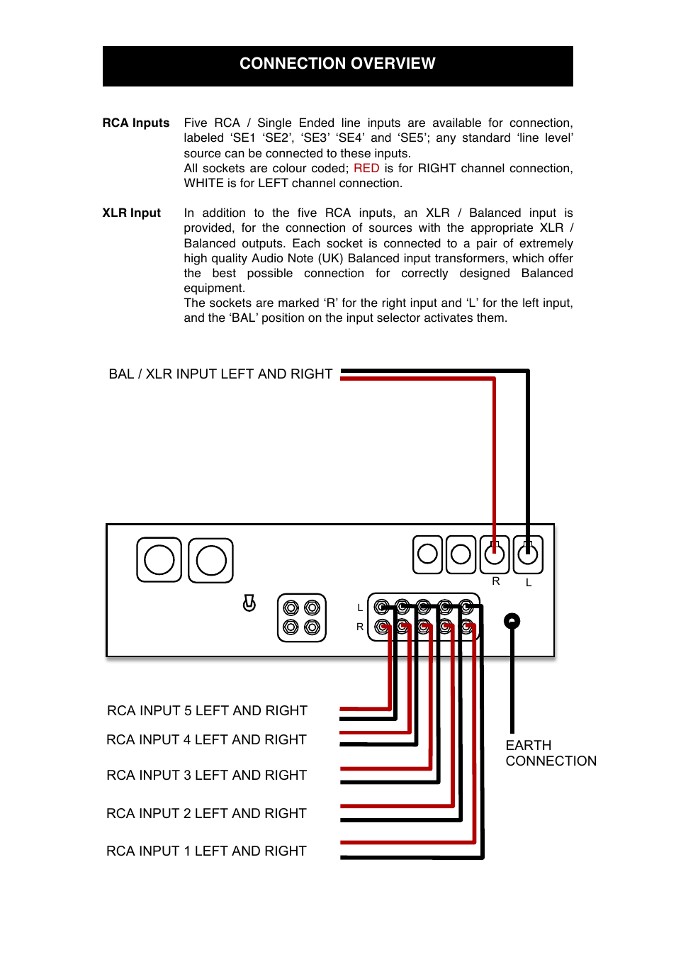 Connection overview | Audio Note M10 Line User Manual | Page 8 / 20
