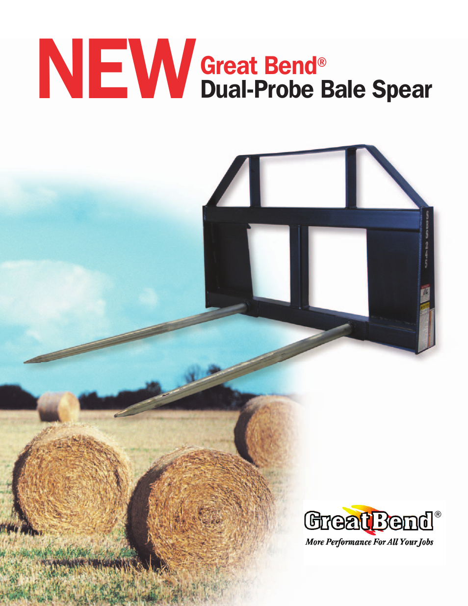 Bush Hog Tough Dual-Probe Bale Spear User Manual | 2 pages