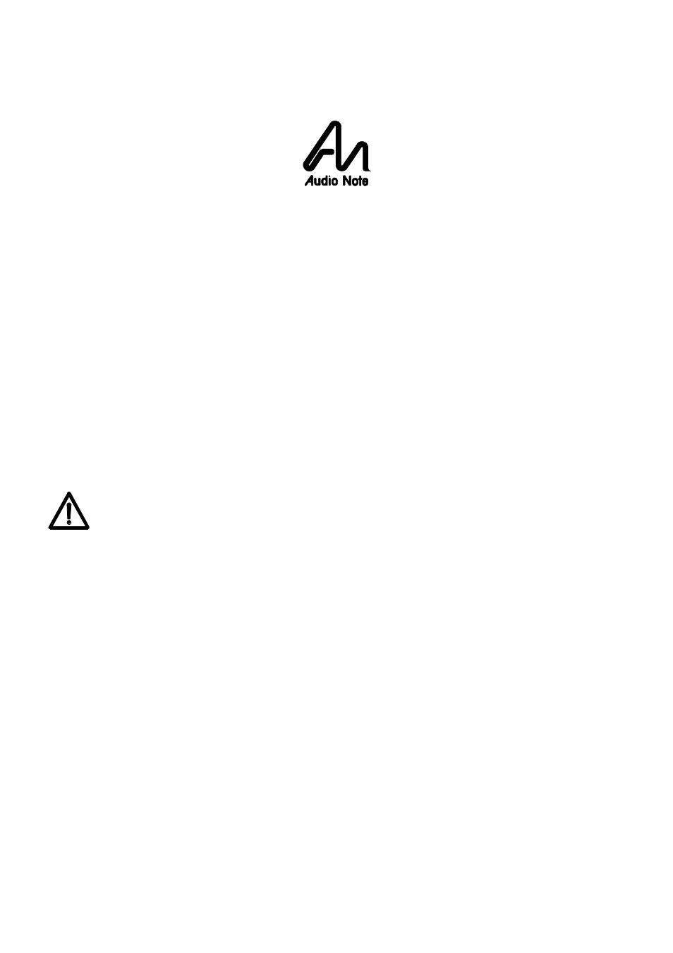 Audio Note Kageki User Manual | 4 pages