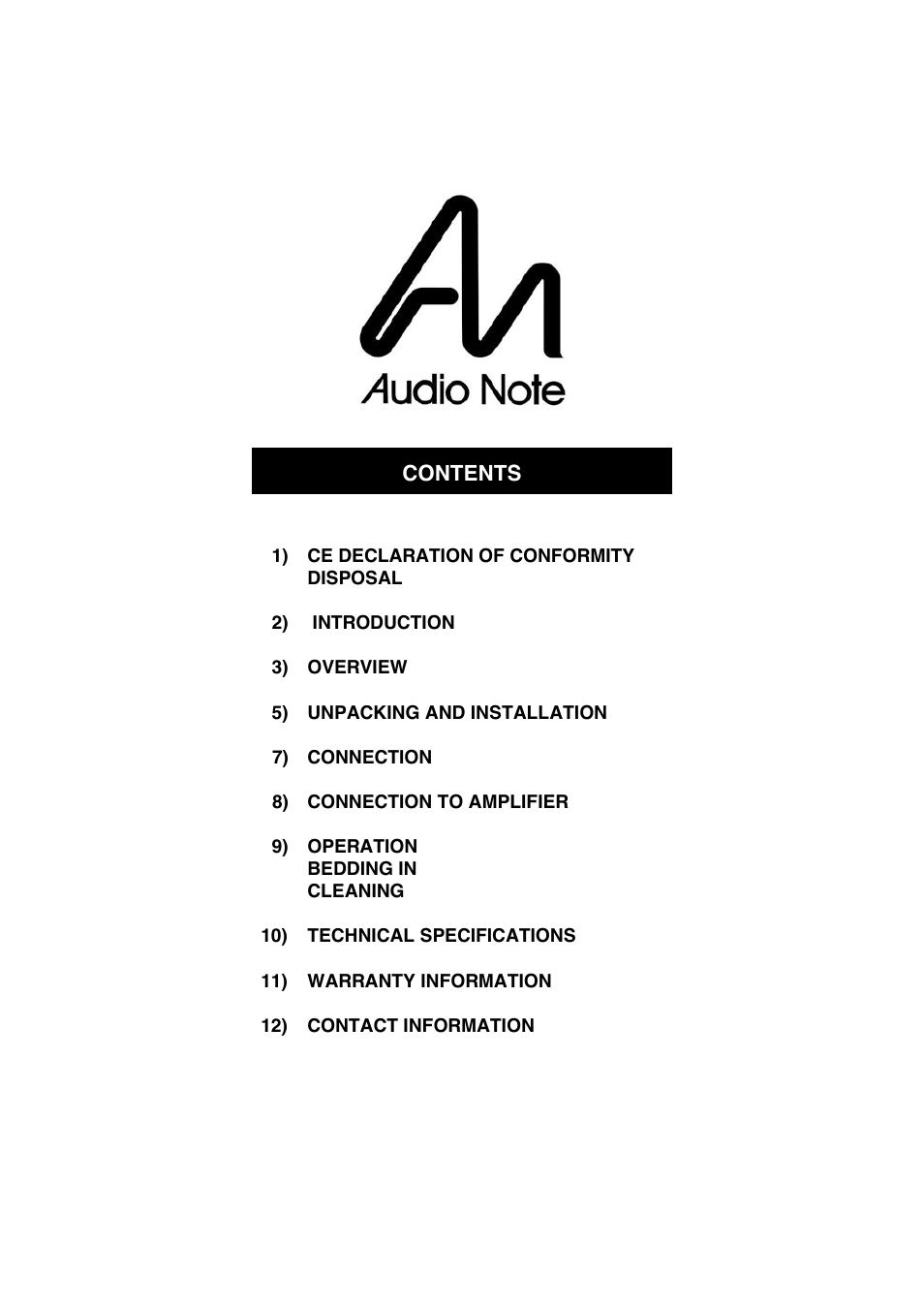 Audio Note AZ-Three Speaker User Manual | Page 2 / 14