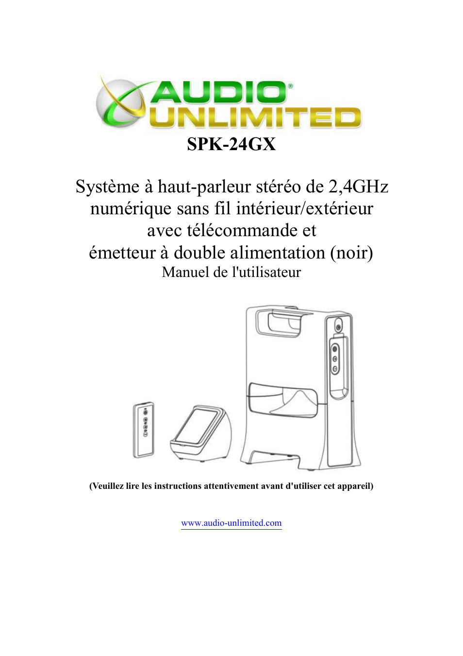 Audio Unlimited spk-4gx User Manual | Page 23 / 33