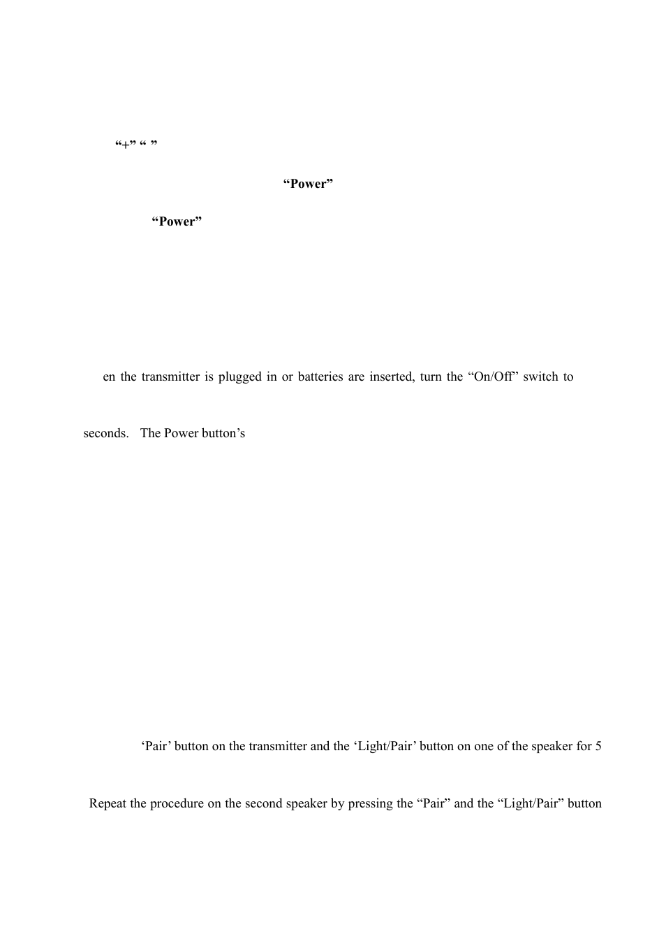 Remote control, Basic operation | Audio Unlimited spk-4gx User Manual | Page 8 / 33