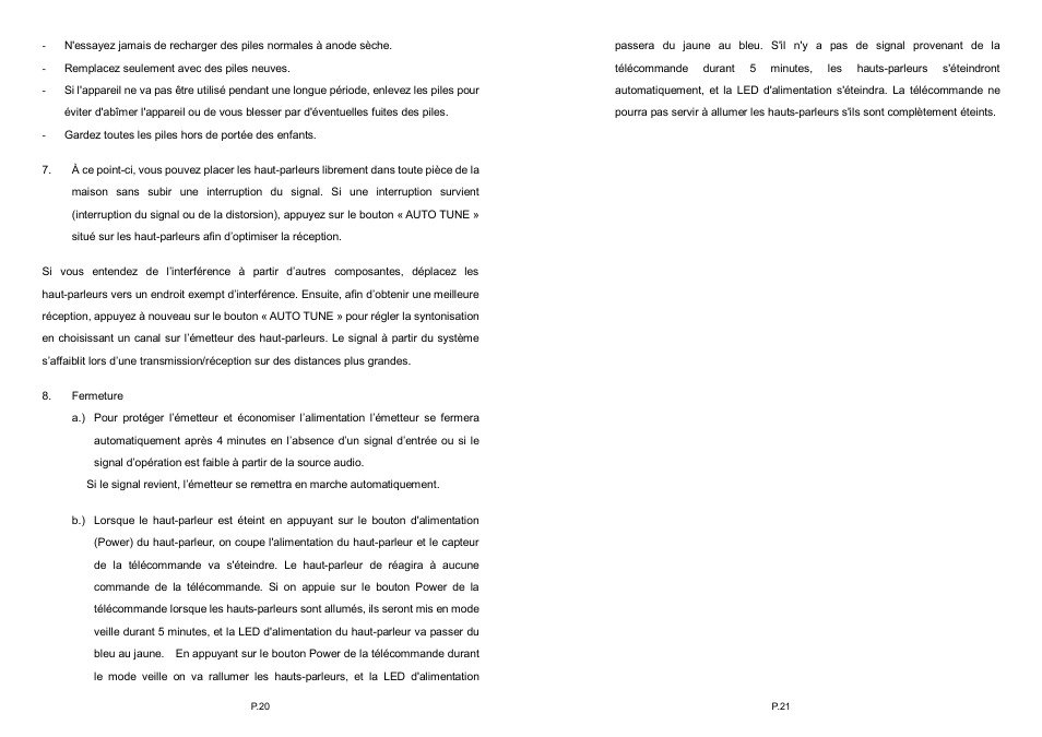 Audio Unlimited spk-velo-003 Owners Manual User Manual | Page 11 / 19