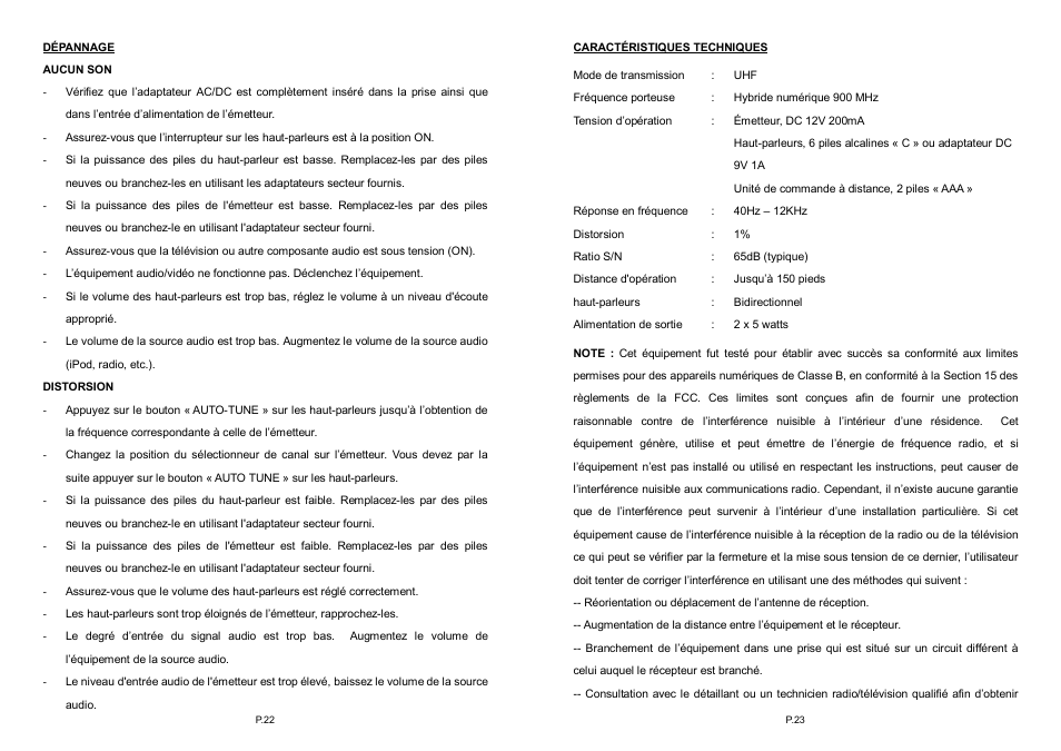 Audio Unlimited spk-velo-003 Owners Manual User Manual | Page 12 / 19