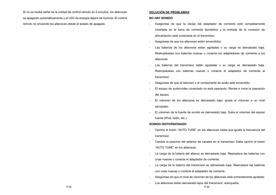 Audio Unlimited spk-velo-003 Owners Manual User Manual | Page 18 / 19