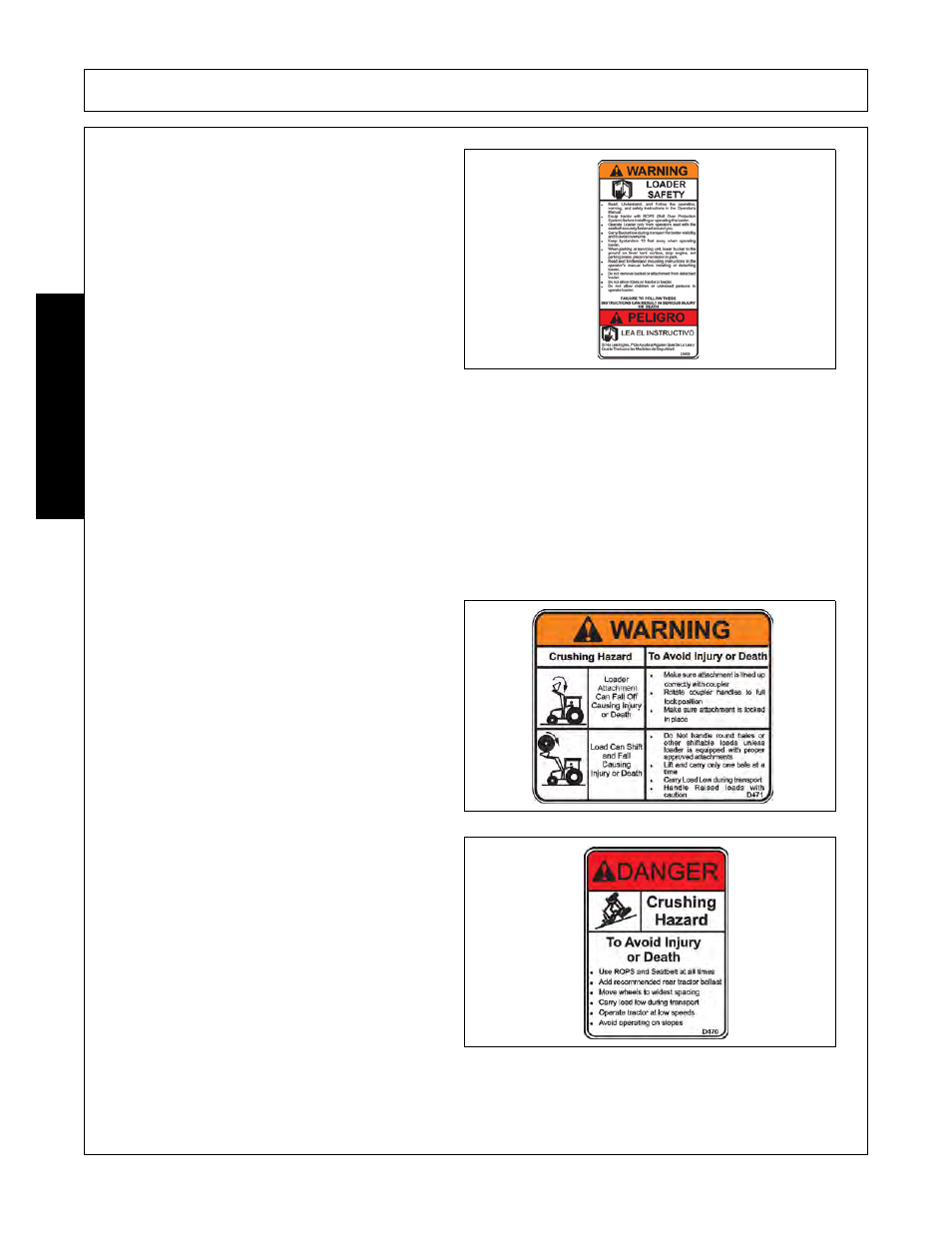 Safety | Bush Hog 2547 User Manual | Page 26 / 108