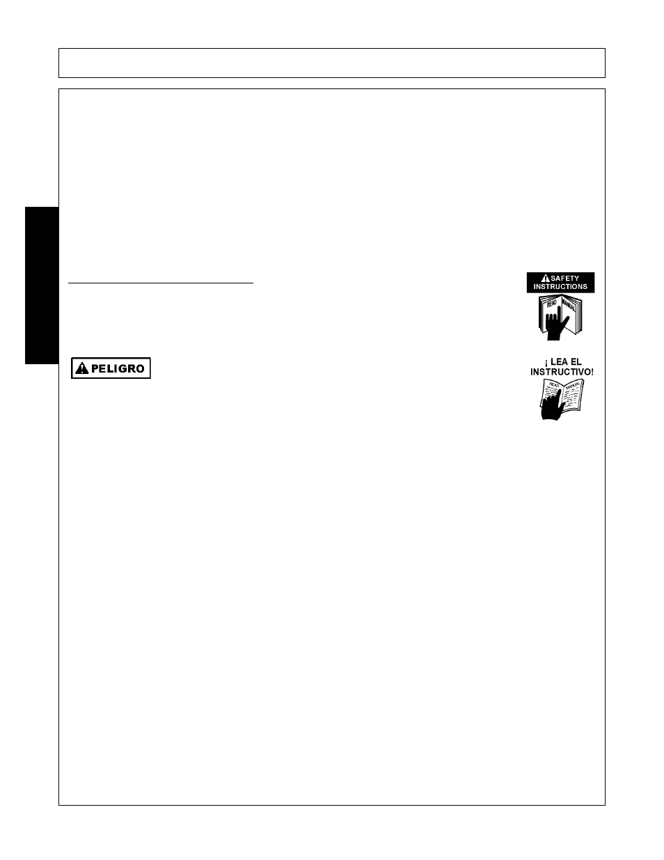 Bush hog 2547 loader, Operation instructions, Operation | Opera t ion | Bush Hog 2547 User Manual | Page 50 / 108