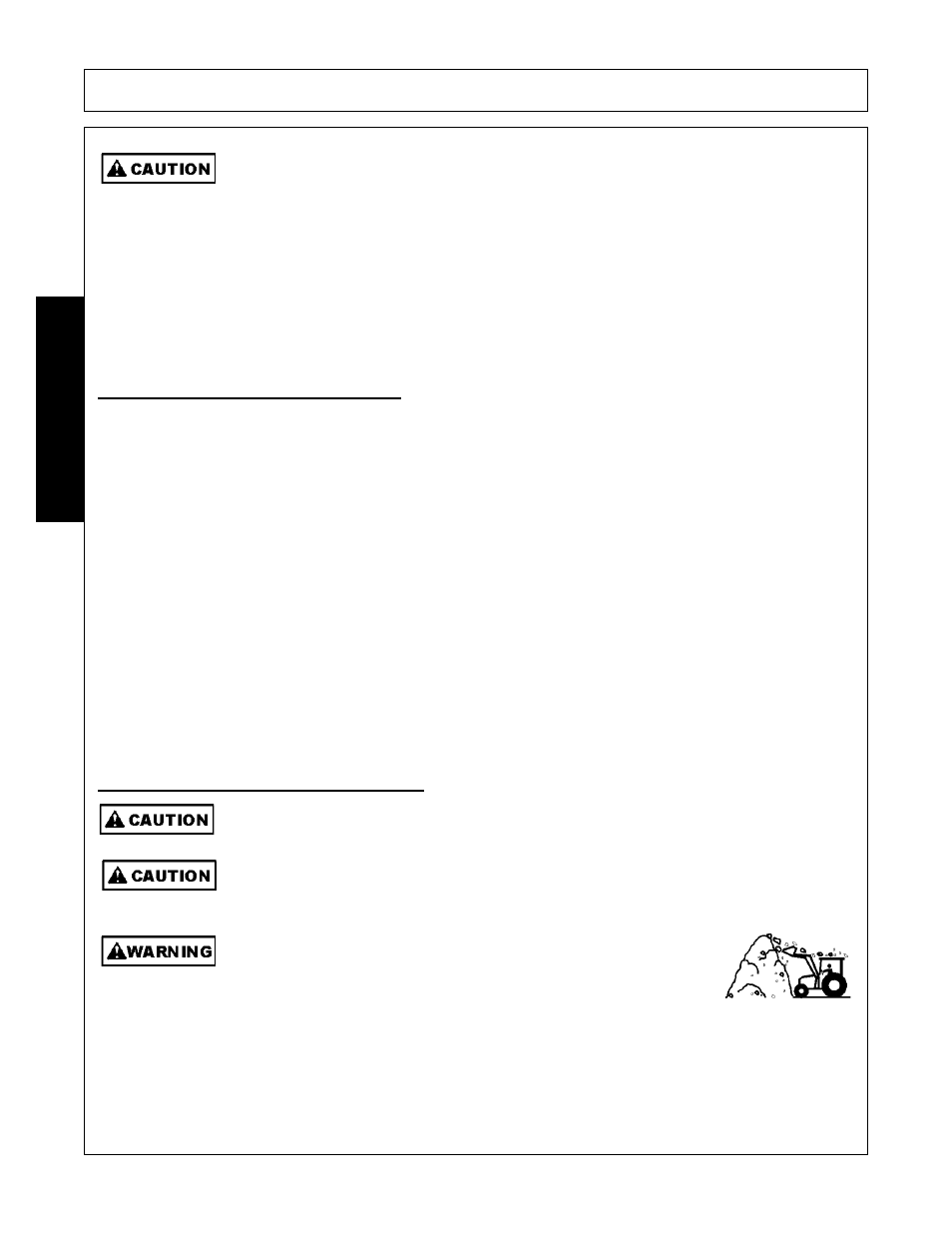 1 driving the tractor and loader, 2 operating the tractor and loader, Driving the tractor and loader -18 | Operating the tractor and loader -18, Operation, Opera t ion | Bush Hog 2547 User Manual | Page 66 / 108