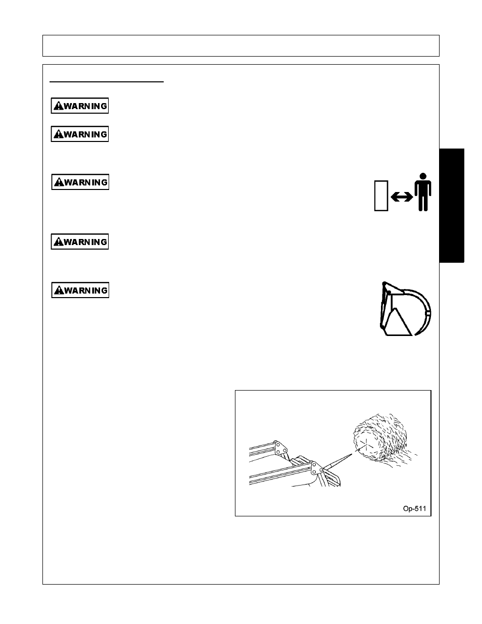 4 operating bale spear, Operating bale spear -37, Operation | Opera t ion | Bush Hog 2547 User Manual | Page 85 / 108