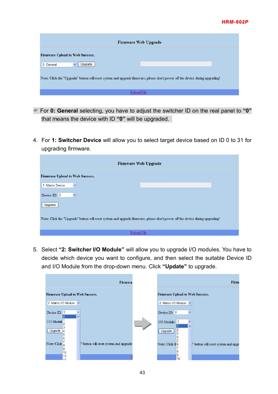 Avlink HRM-602P User Manual | Page 44 / 57
