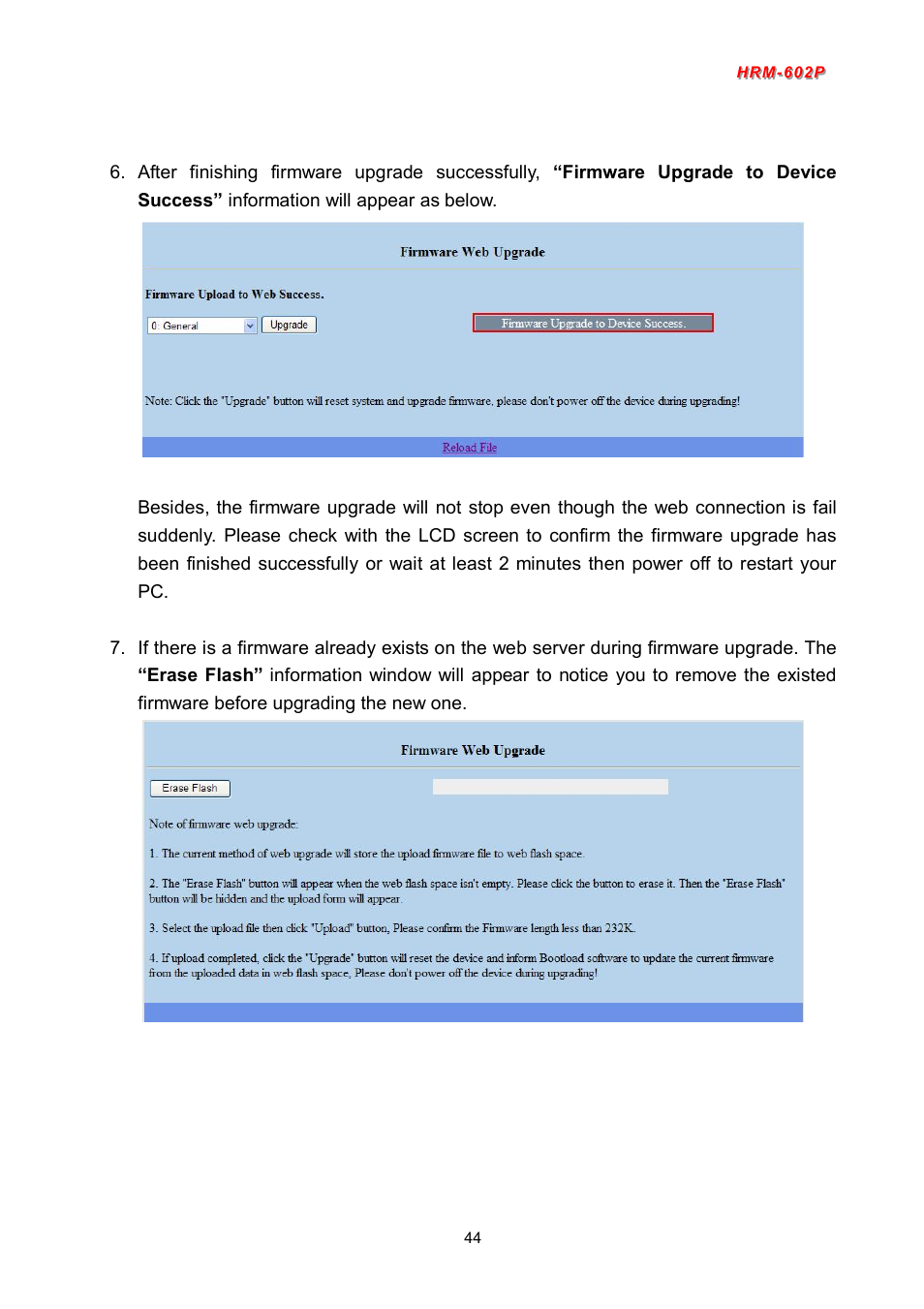 Avlink HRM-602P User Manual | Page 45 / 57