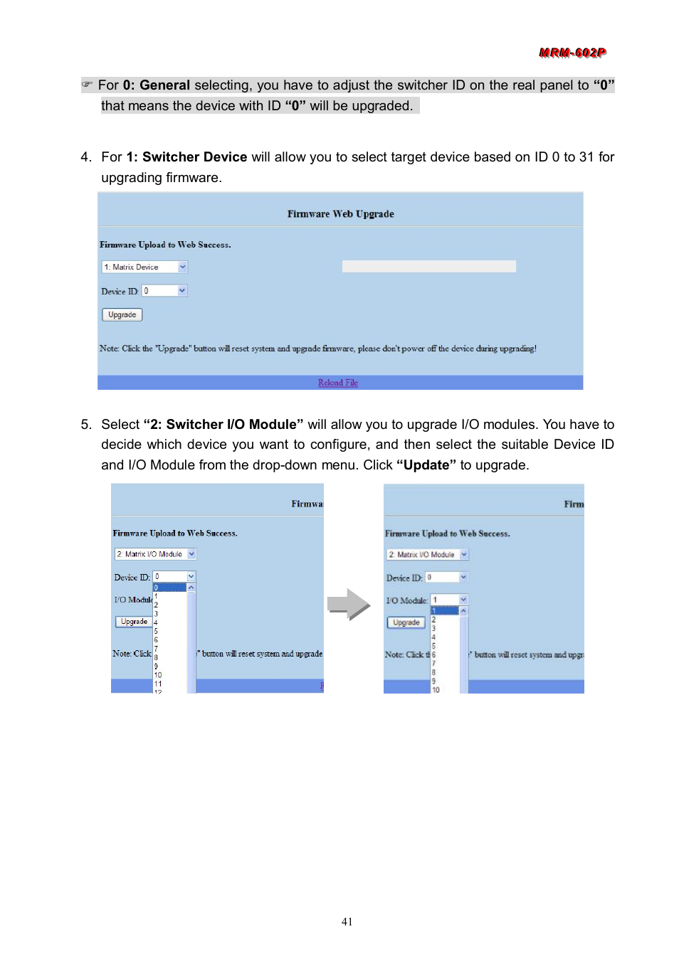 Avlink MRM-602P User Manual | Page 42 / 55