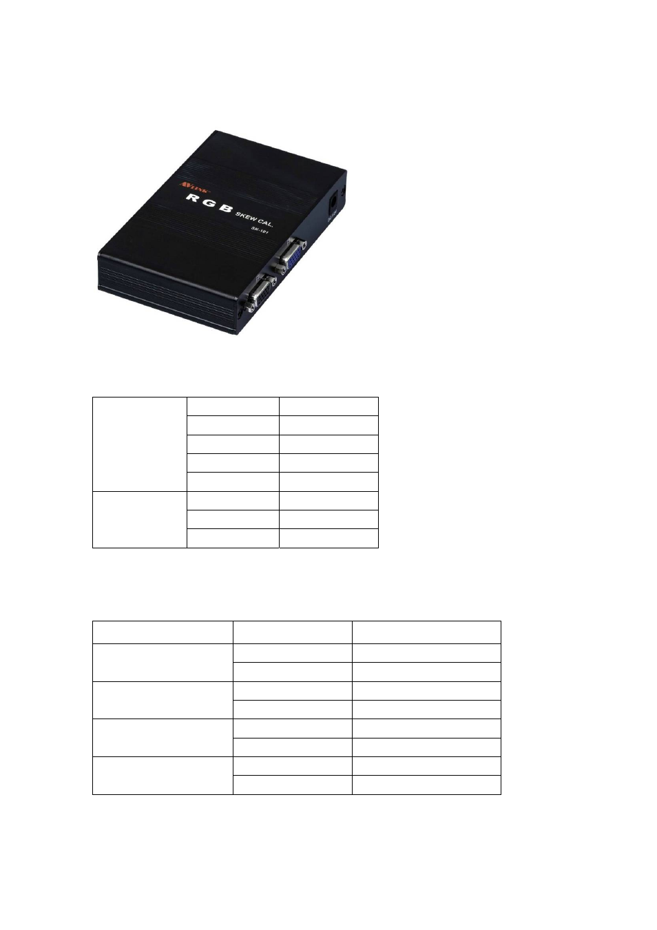 Additional options, Wiring information & coding | Avlink VGA-ED8W User Manual | Page 7 / 8