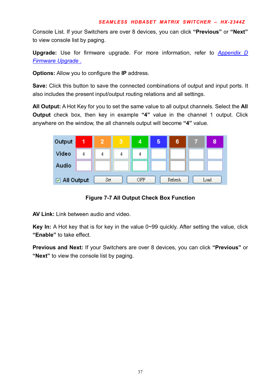 Avlink HX-2344Z User Manual | Page 38 / 72