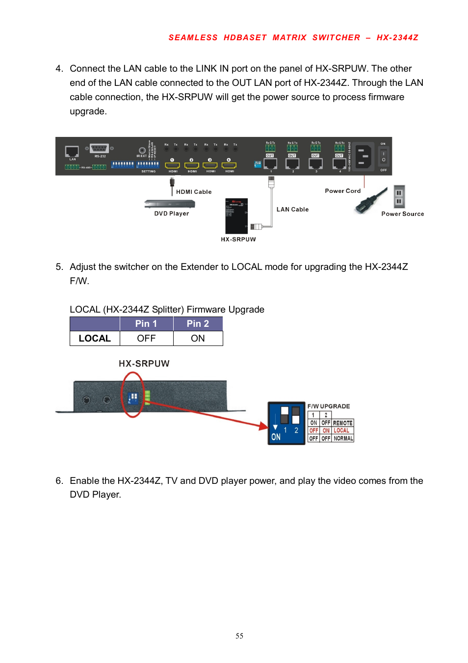 Avlink HX-2344Z User Manual | Page 56 / 72
