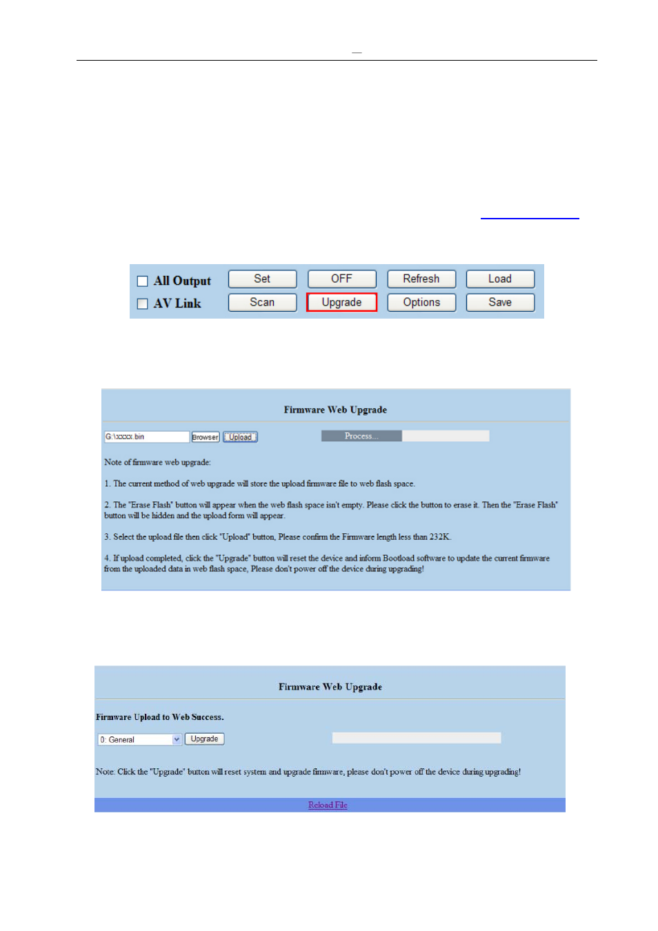 Appendix c firmware upgrade | Avlink HX-331616 User Manual | Page 57 / 72
