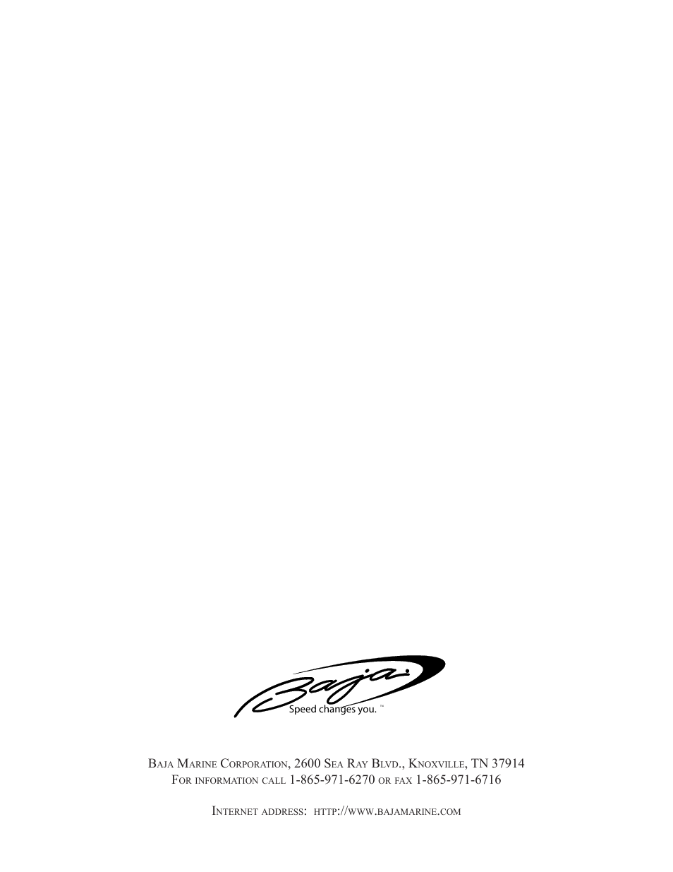 Baja Marine Outlaw 30 User Manual | Page 2 / 84