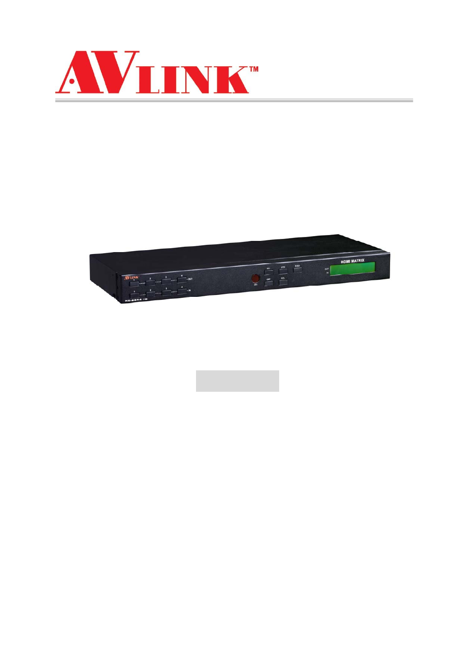 Avlink HX-2344 User Manual | 24 pages