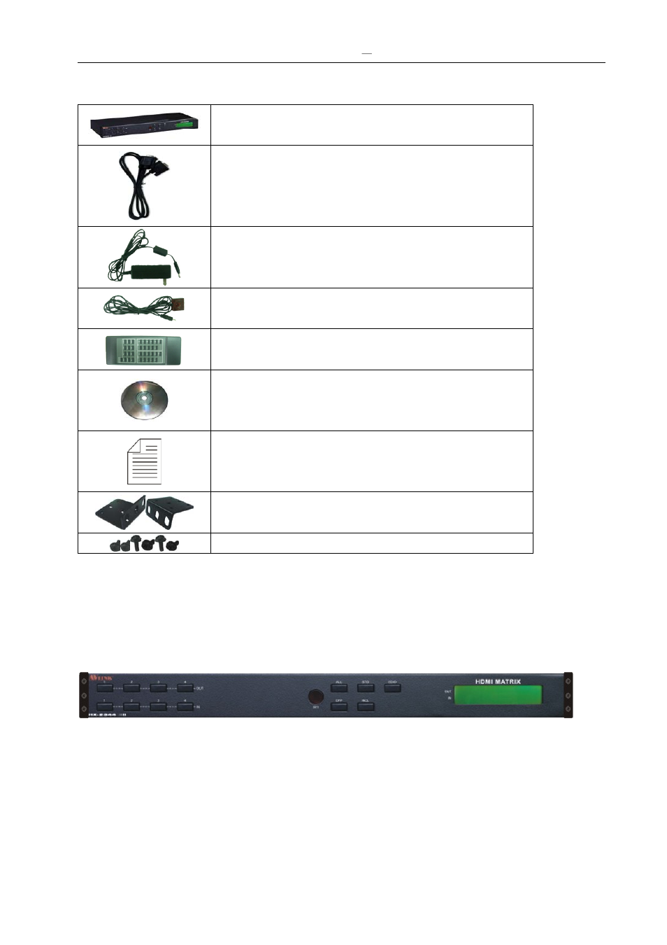0 host installation, 2 packing | Avlink HX-2344 User Manual | Page 5 / 24