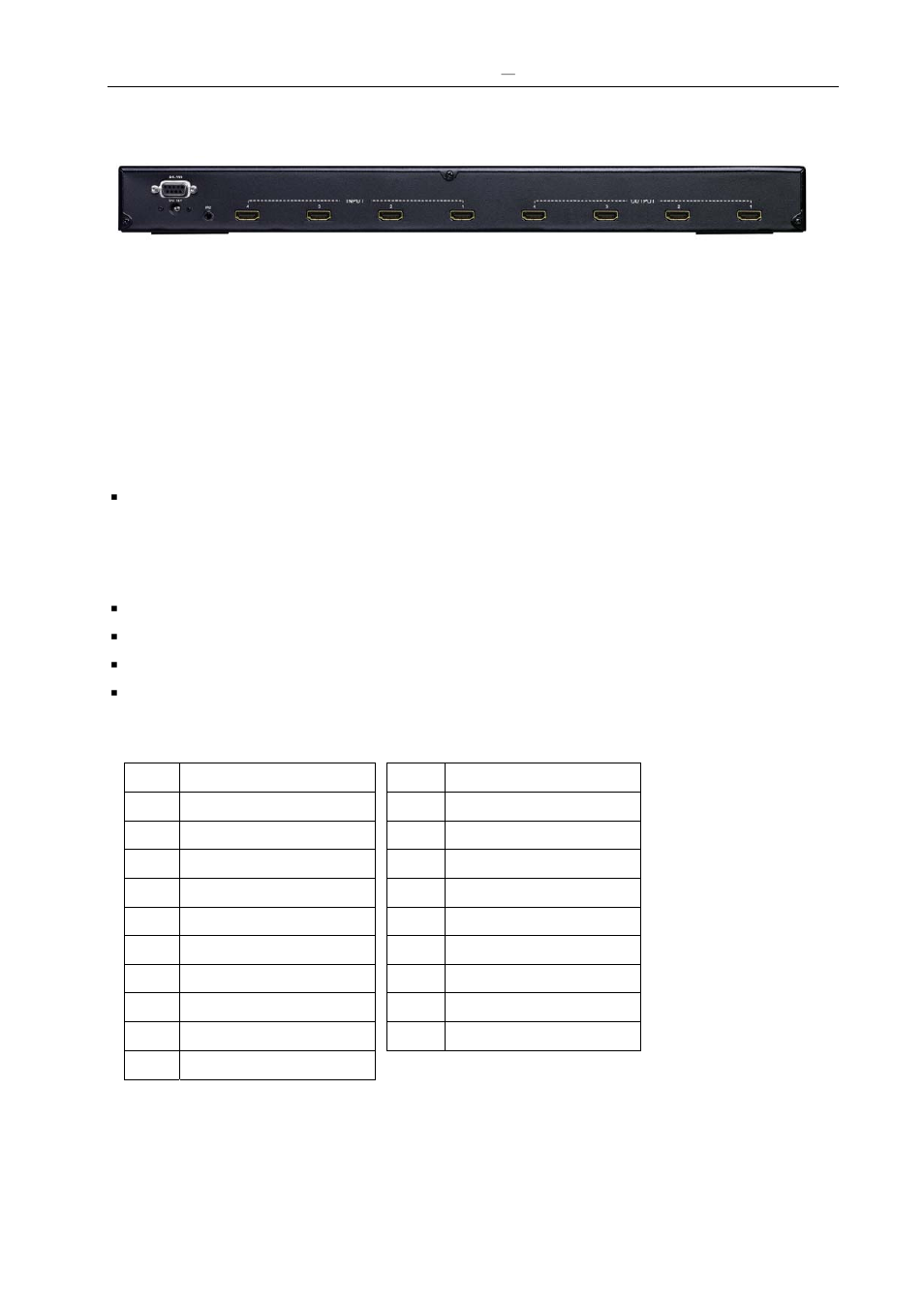 2 rear panel | Avlink HX-2344 User Manual | Page 8 / 24