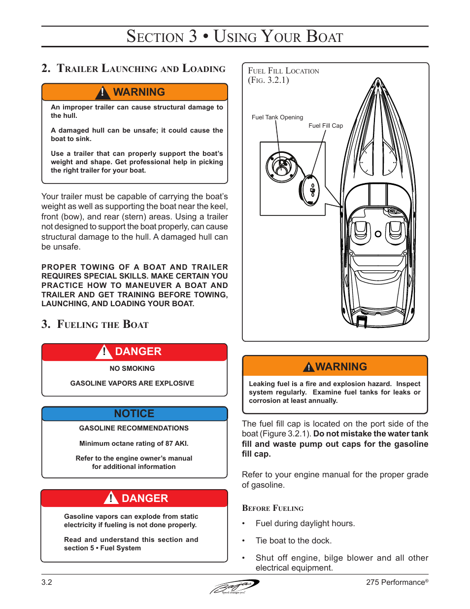 3 • u, Ection, Sing | Baja Marine Performance 275 User Manual | Page 38 / 87