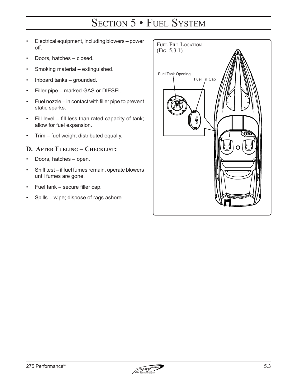 5 • f, Ection, Ystem | Baja Marine Performance 275 User Manual | Page 51 / 87