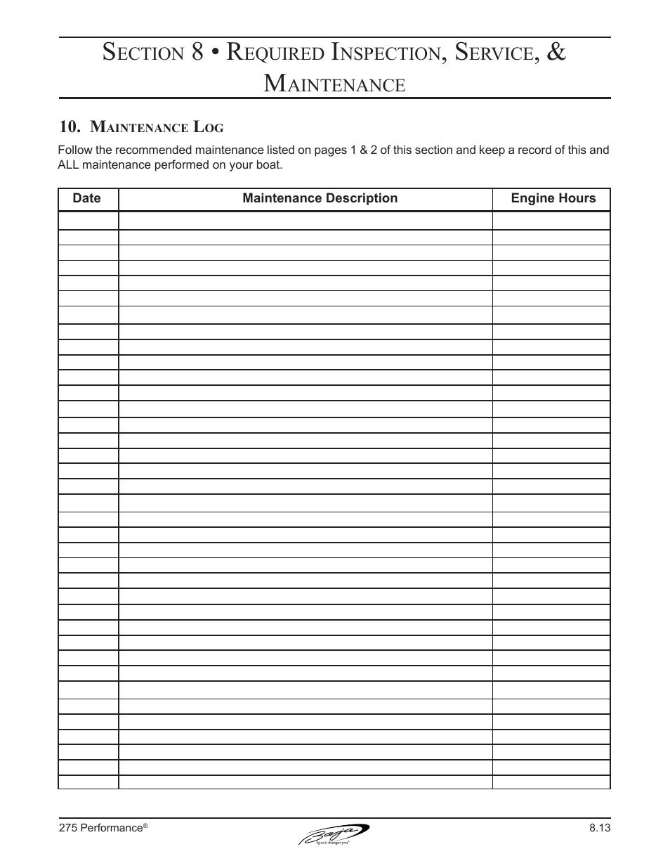 8 • r | Baja Marine Performance 275 User Manual | Page 80 / 87