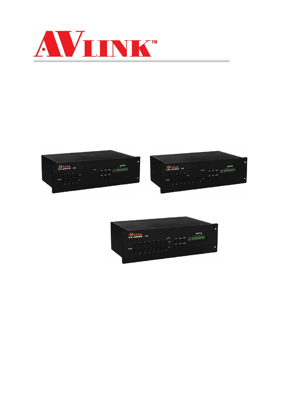 Avlink YX-3088 User Manual | 31 pages