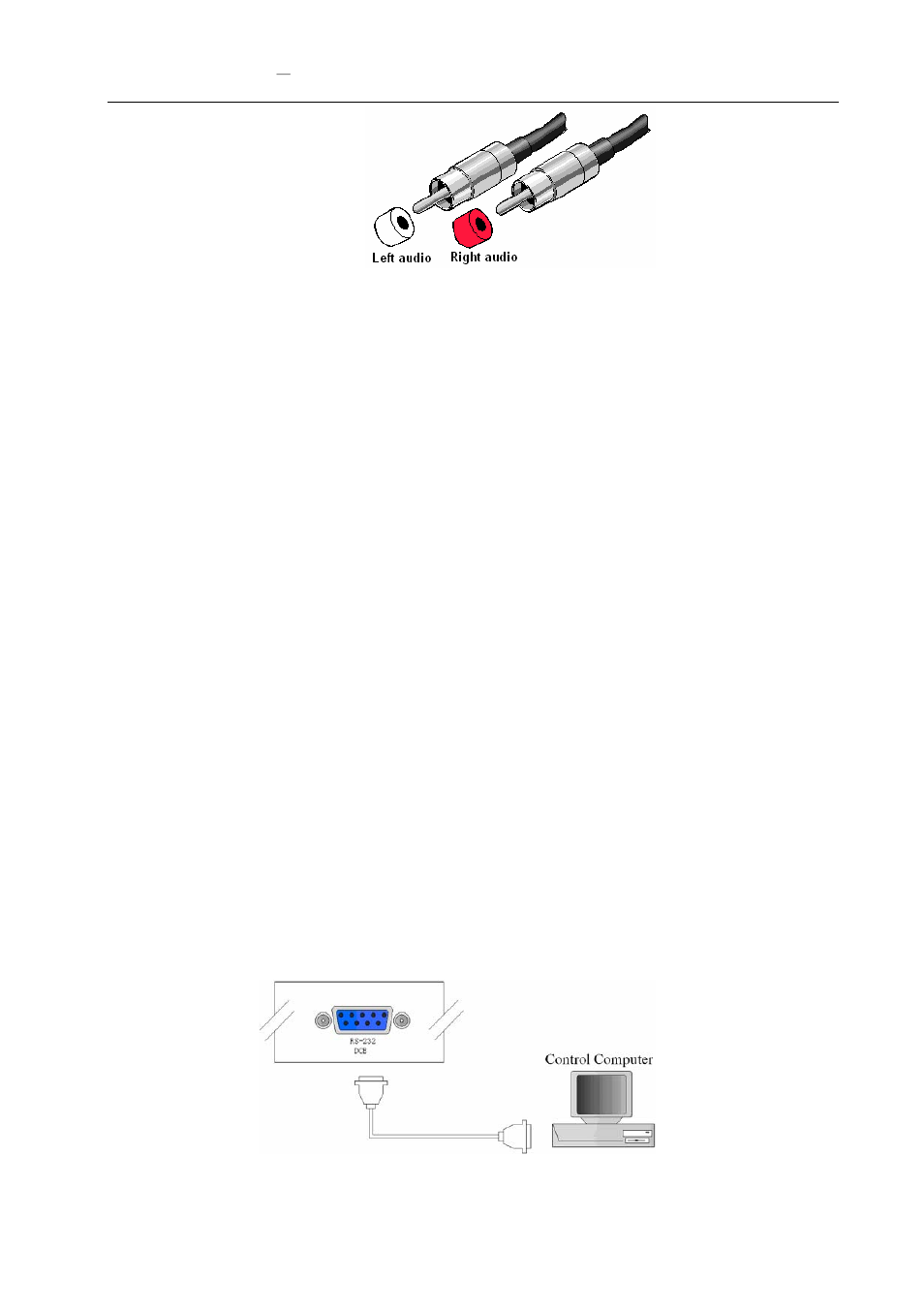 2 yx matrix and control computer connection | Avlink YX-3088 User Manual | Page 11 / 31