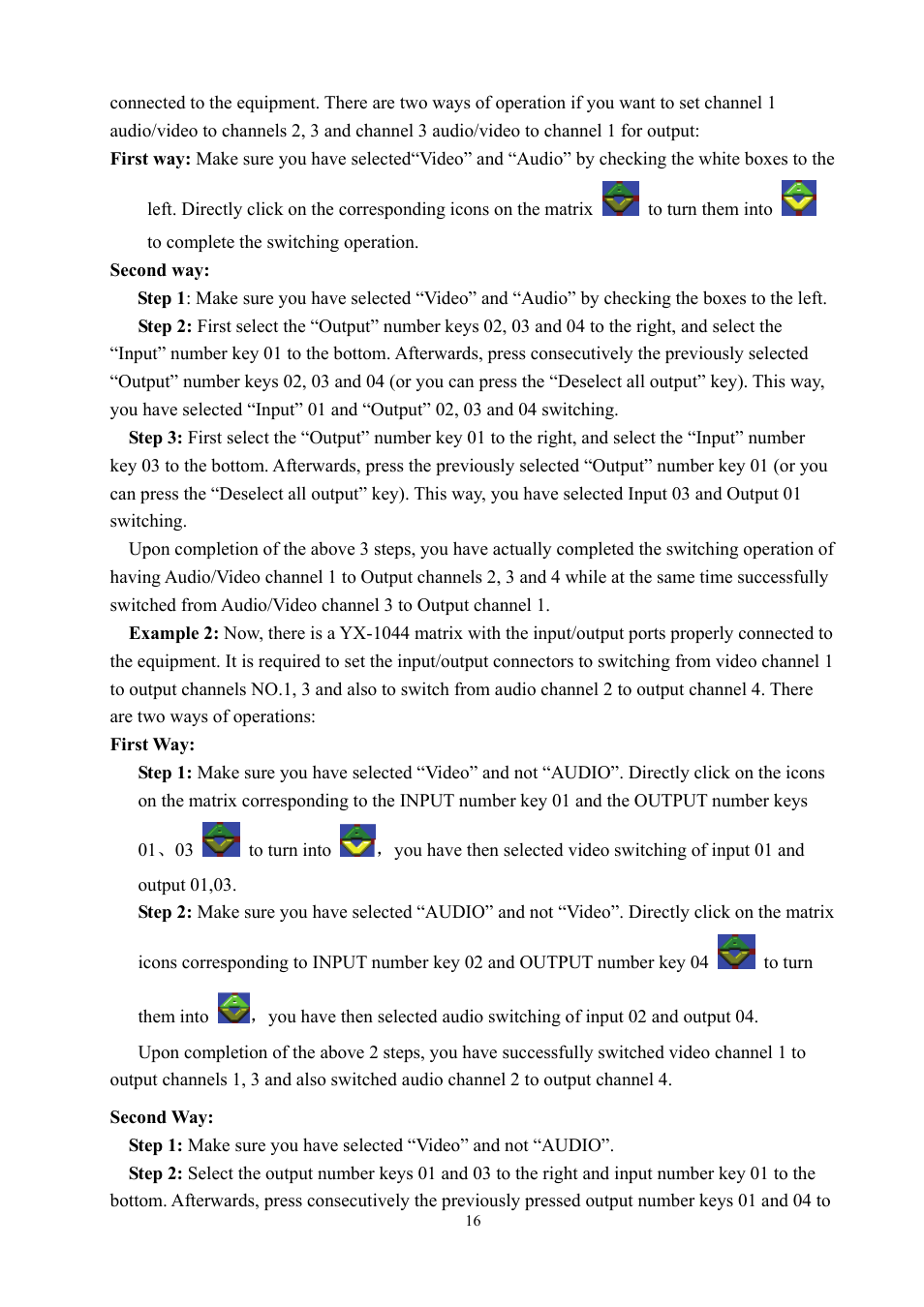 Avlink YX-1044 User Manual | Page 16 / 30
