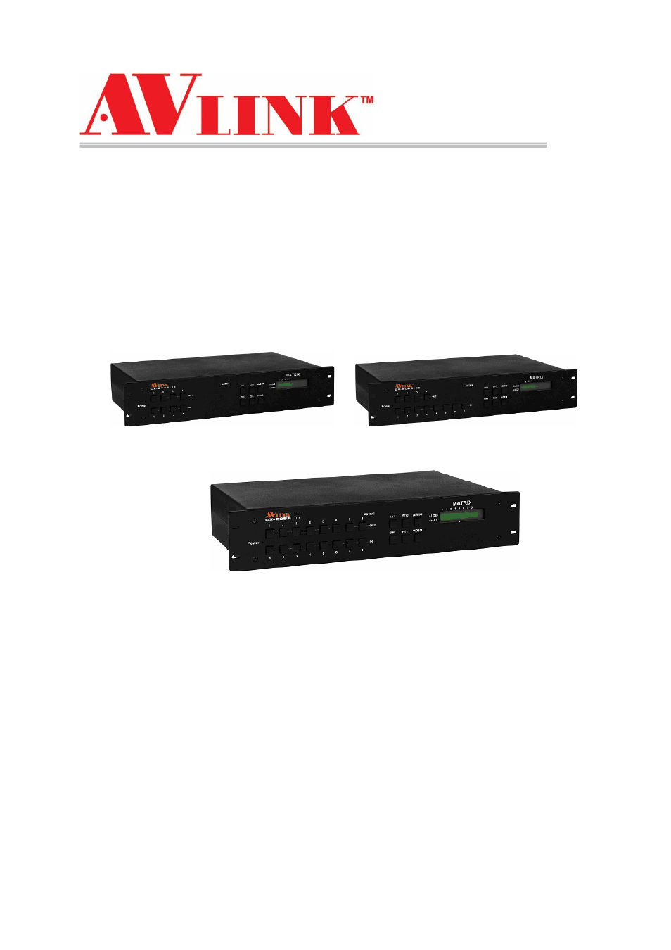 Avlink CX-2088 User Manual | 31 pages