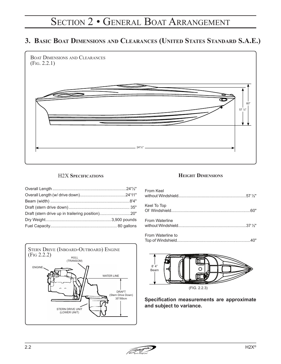 2 • g, Ection, Eneral | Rrangement, S.a.e.) | Baja Marine Performance H2X User Manual | Page 30 / 83