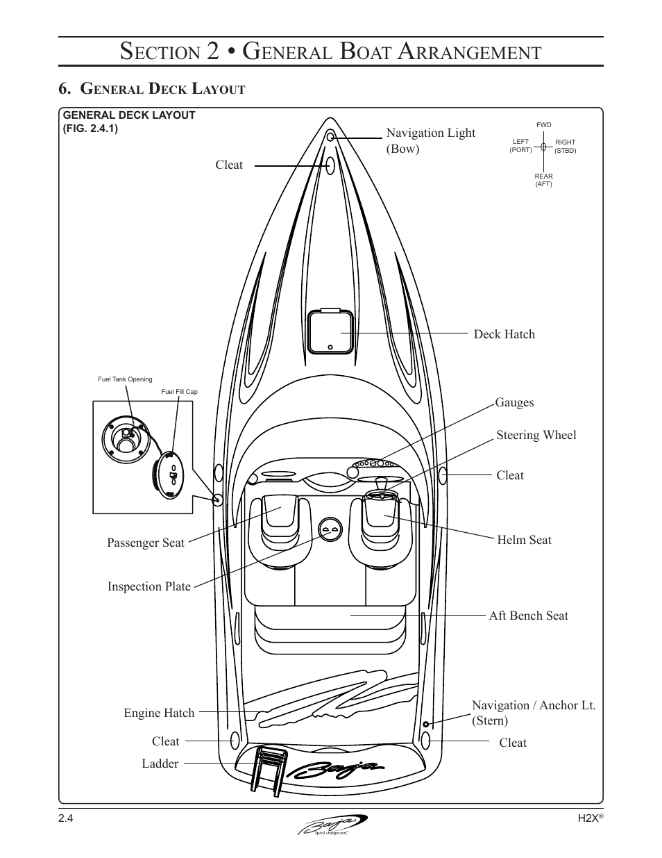 2 • g, Ection, Eneral | Rrangement | Baja Marine Performance H2X User Manual | Page 32 / 83