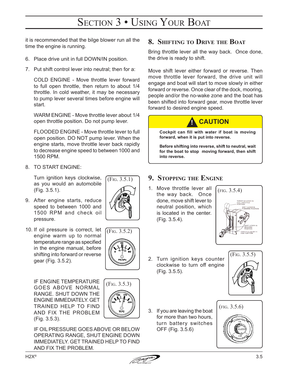 3 • u, Ection, Sing | Baja Marine Performance H2X User Manual | Page 41 / 83