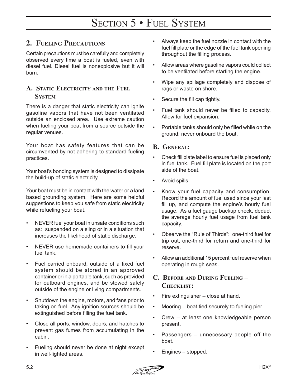 5 • f, Ection, Ystem | Baja Marine Performance H2X User Manual | Page 48 / 83