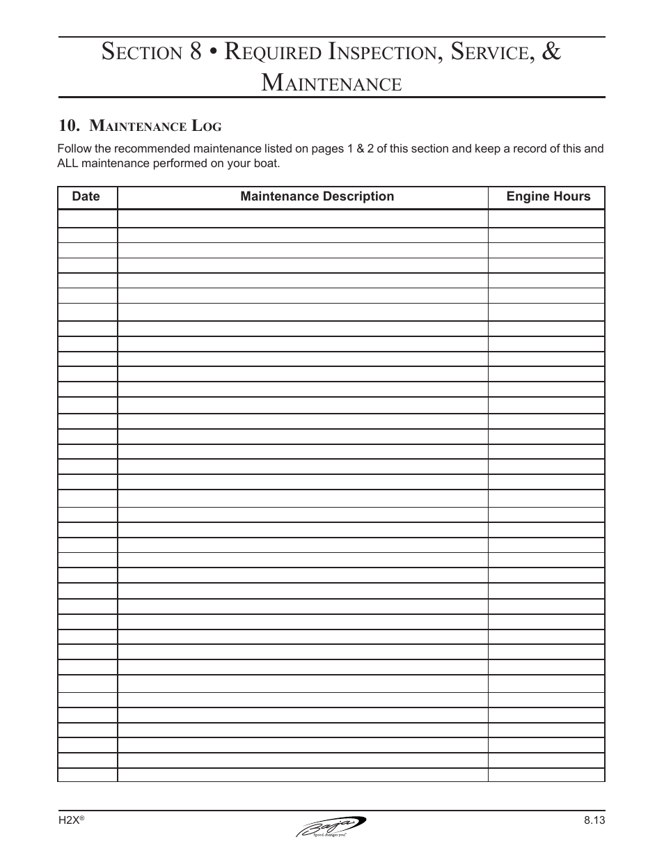 8 • r | Baja Marine Performance H2X User Manual | Page 76 / 83