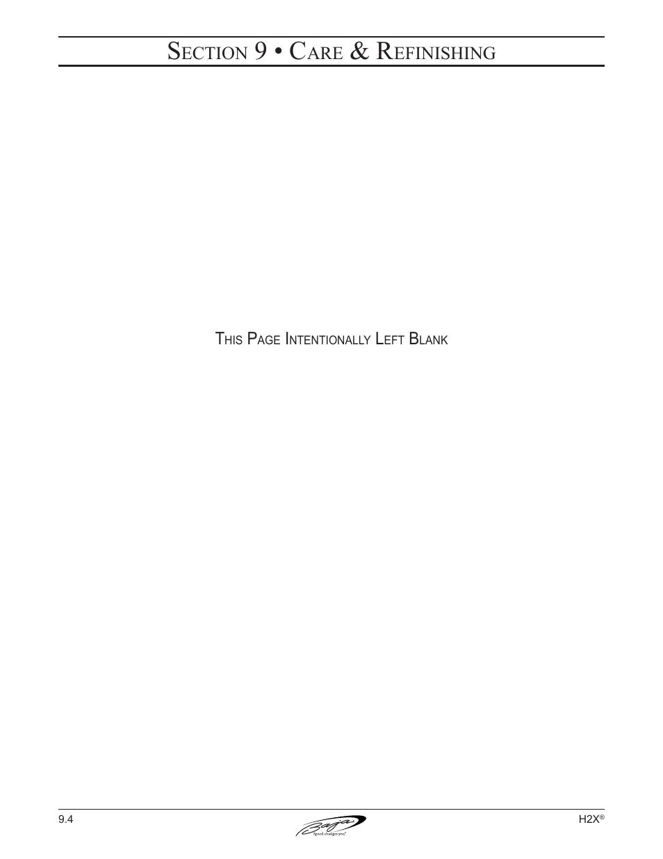 9 • c | Baja Marine Performance H2X User Manual | Page 81 / 83